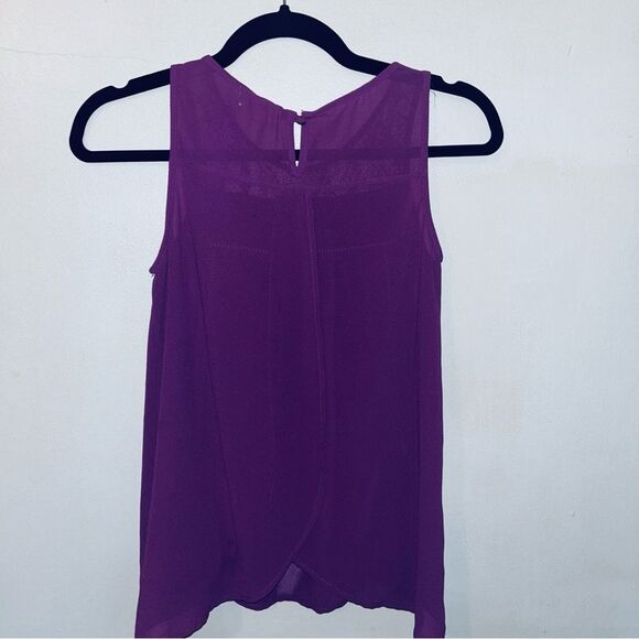 Purple Sleeveless Blouse Size XS - Picture 3 of 3